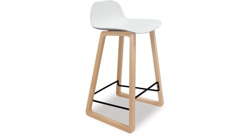 Net Barstool - White